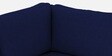 Freedom Fabric 6 Seater LHS Sectional Sofa In Dark Blue Colour