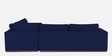 Freedom Fabric 6 Seater LHS Sectional Sofa In Dark Blue Colour