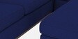 Freedom Fabric 6 Seater LHS Sectional Sofa In Dark Blue Colour