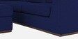 Freedom Fabric 6 Seater LHS Sectional Sofa In Dark Blue Colour