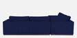 Freedom Fabric 6 Seater RHS Sectional Sofa In Dark Blue Colour