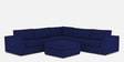 Freedom Fabric 6 Seater RHS Sectional Sofa In Dark Blue Colour