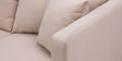 Frejol Velvet 2 Seater Sofa In Cream Colour