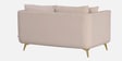 Frejol Velvet 2 Seater Sofa In Cream Colour
