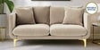 Frejol Velvet 2 Seater Sofa In Cream Colour