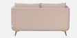 Frejol Velvet 2 Seater Sofa In Cream Colour