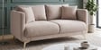 Frejol Velvet 2 Seater Sofa In Cream Colour