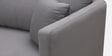 Frejol Velvet 2 Seater Sofa In Grey Colour