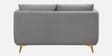 Frejol Velvet 2 Seater Sofa In Grey Colour