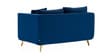 Frejol Velvet 2 Seater Sofa In Navy Blue Colour