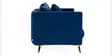 Frejol Velvet 2 Seater Sofa In Navy Blue Colour