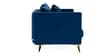 Frejol Velvet 2 Seater Sofa In Navy Blue Colour