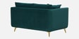 Frejol Velvet 2 Seater Sofa In Teal Blue Colour