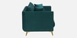 Frejol Velvet 2 Seater Sofa In Teal Blue Colour