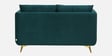 Frejol Velvet 2 Seater Sofa In Teal Blue Colour