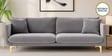 Frejol Velvet 3 Seater Sofa In Grey Colour