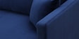 Frejol Velvet 3 Seater Sofa In Navy Blue Colour