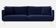 Frejol Velvet 3 Seater Sofa In Navy Blue Colour