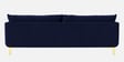 Frejol Velvet 3 Seater Sofa In Navy Blue Colour
