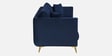 Frejol Velvet 3 Seater Sofa In Navy Blue Colour