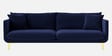 Frejol Velvet 3 Seater Sofa In Navy Blue Colour