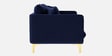 Frejol Velvet 3 Seater Sofa In Navy Blue Colour