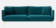 Frejol Velvet 3 Seater Sofa In Teal Blue Colour
