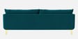 Frejol Velvet 3 Seater Sofa In Teal Blue Colour
