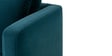 Frejol Velvet 3 Seater Sofa In Teal Blue Colour