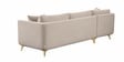 Frejol Velvet RHS Sectional Sofa In Cream Colour Frejol Velvet RHS Sectional Sofa In Cream Colour