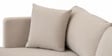 Frejol Velvet RHS Sectional Sofa In Cream Colour Frejol Velvet RHS Sectional Sofa In Cream Colour