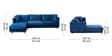 Frejol Velvet RHS Sectional Sofa (2 + Lounger) In Navy Blue Colour Frejol Velvet RHS Sectional Sofa (2 + Lounger) In Navy Blue Colour