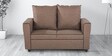 Fresno Fabric 2 Seater Sofa in Brown Colour