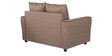 Fresno Fabric 2 Seater Sofa in Brown Colour