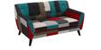 Frida 2 Seater Sofa in Red Multi Colour