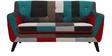 Frida 2 Seater Sofa in Red Multi Colour