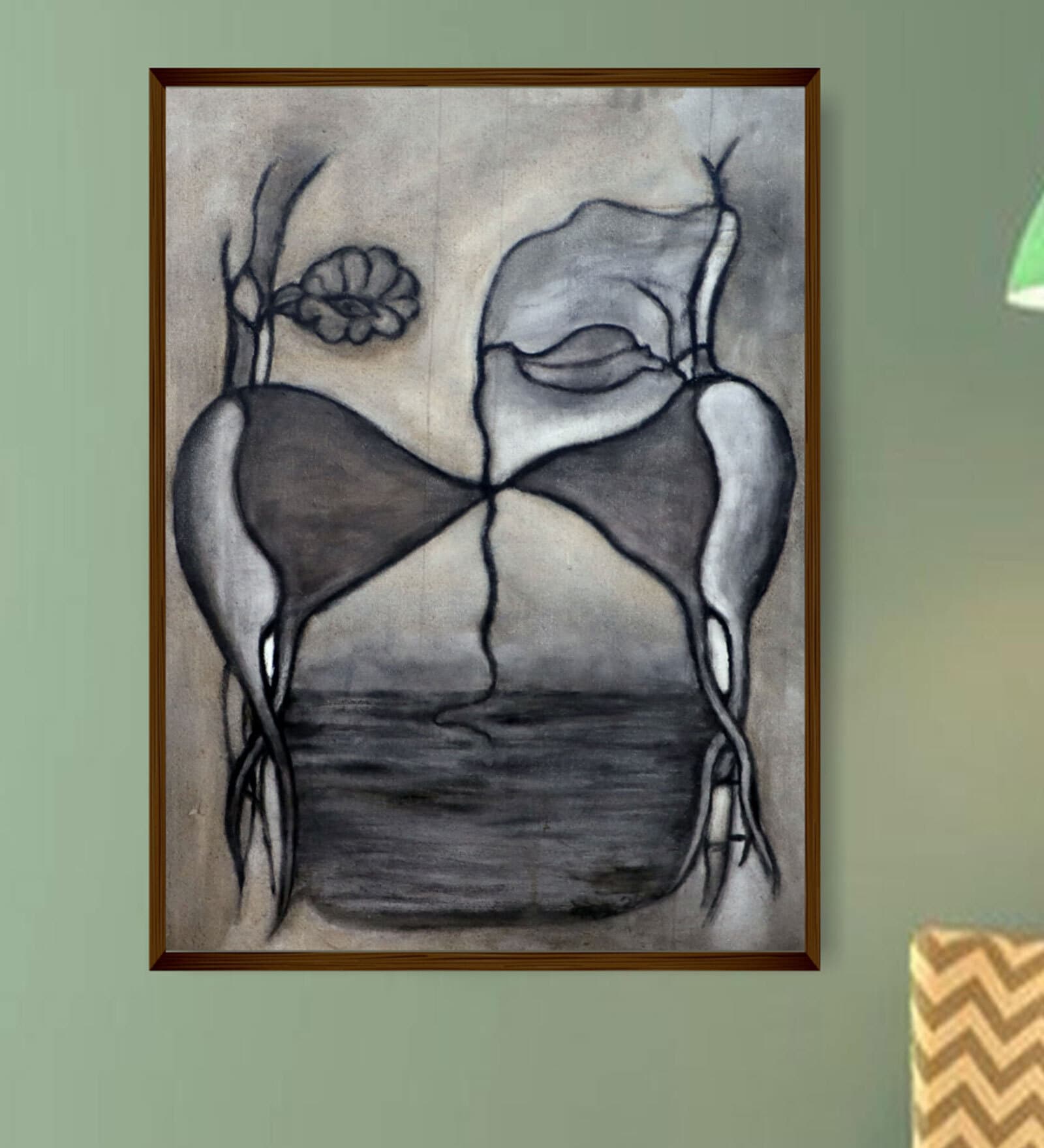 Framed Canvas Art Print (30X40 Inches)