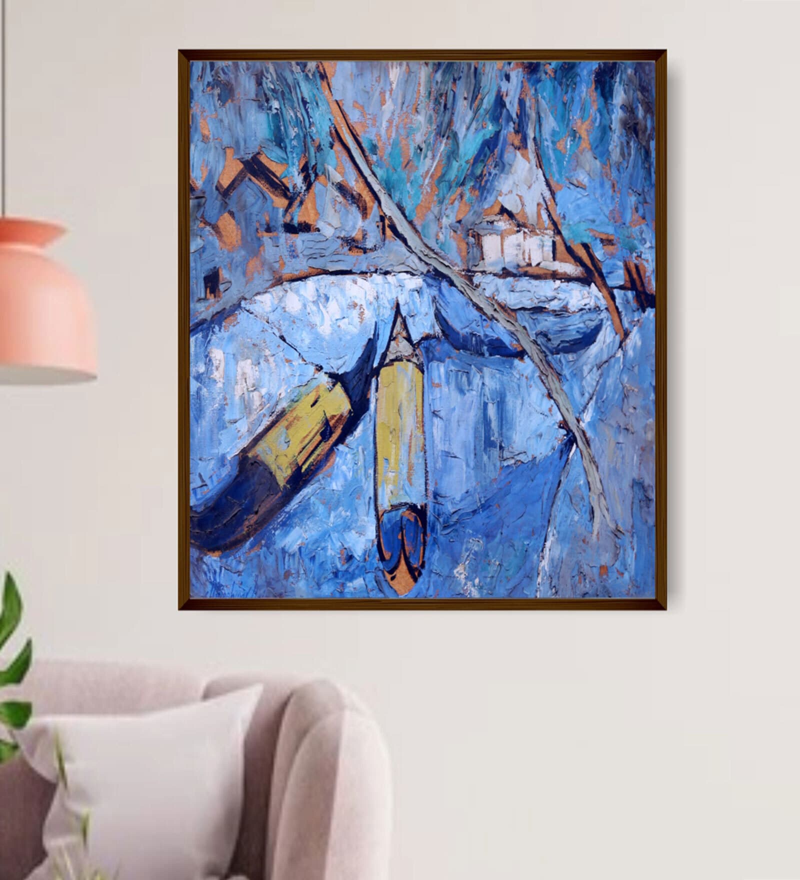 Framed Canvas Art Print (30X40 Inches)