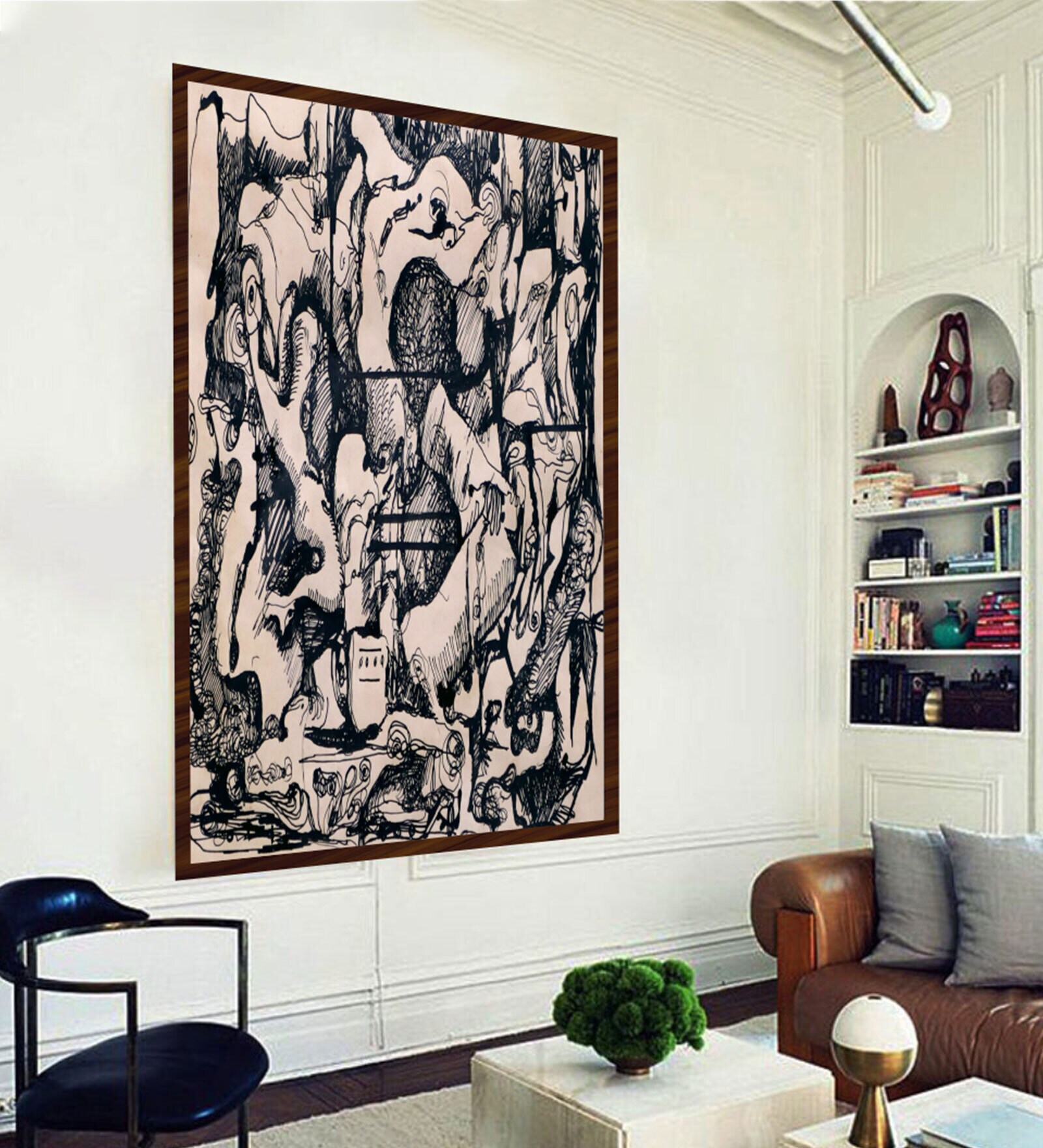 Framed Canvas Art Print (30X40 Inches)