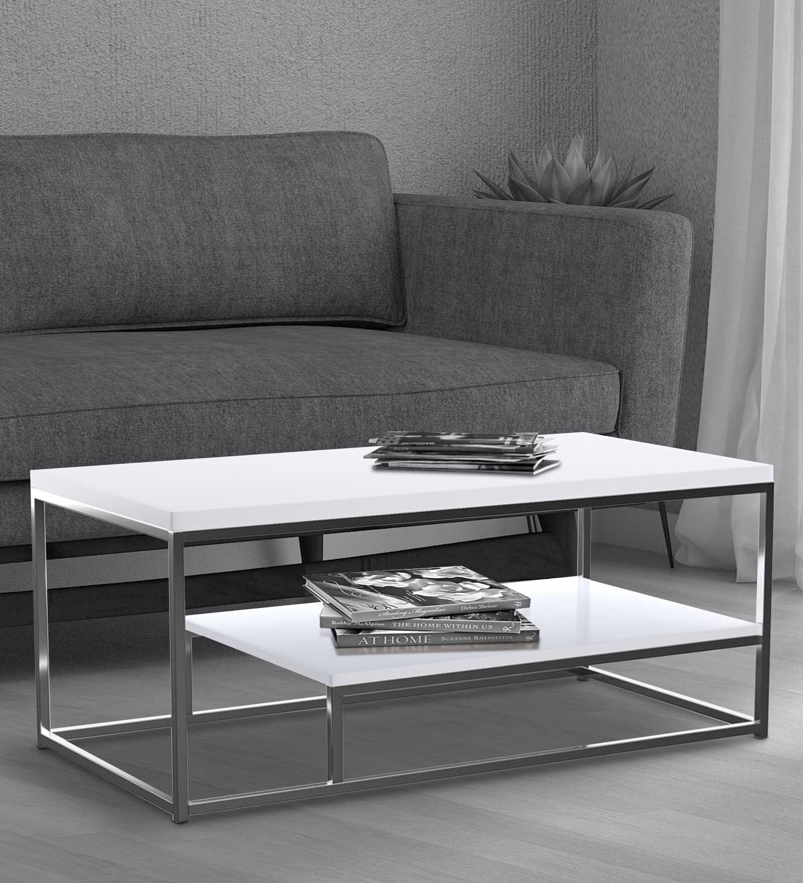 Frannie Coffee Table in White Colour Frannie Coffee Table in White Colour