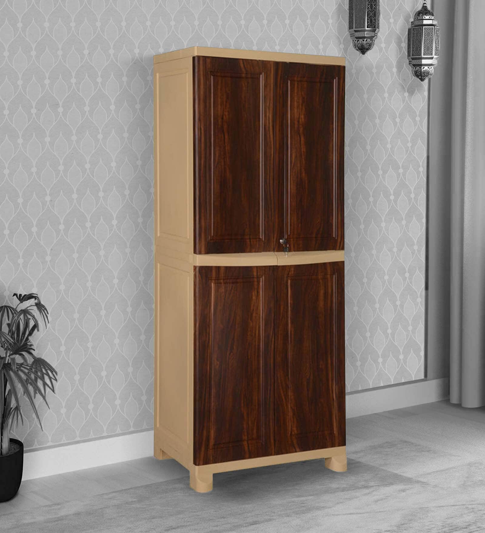 Buy Freedom Cupboard 2 Door In Brown Colour at 16 OFF by