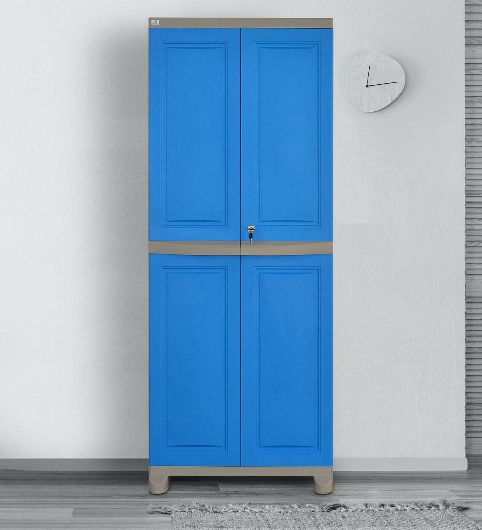 Freedom Storage Cabinet in Blue & Grey Colour