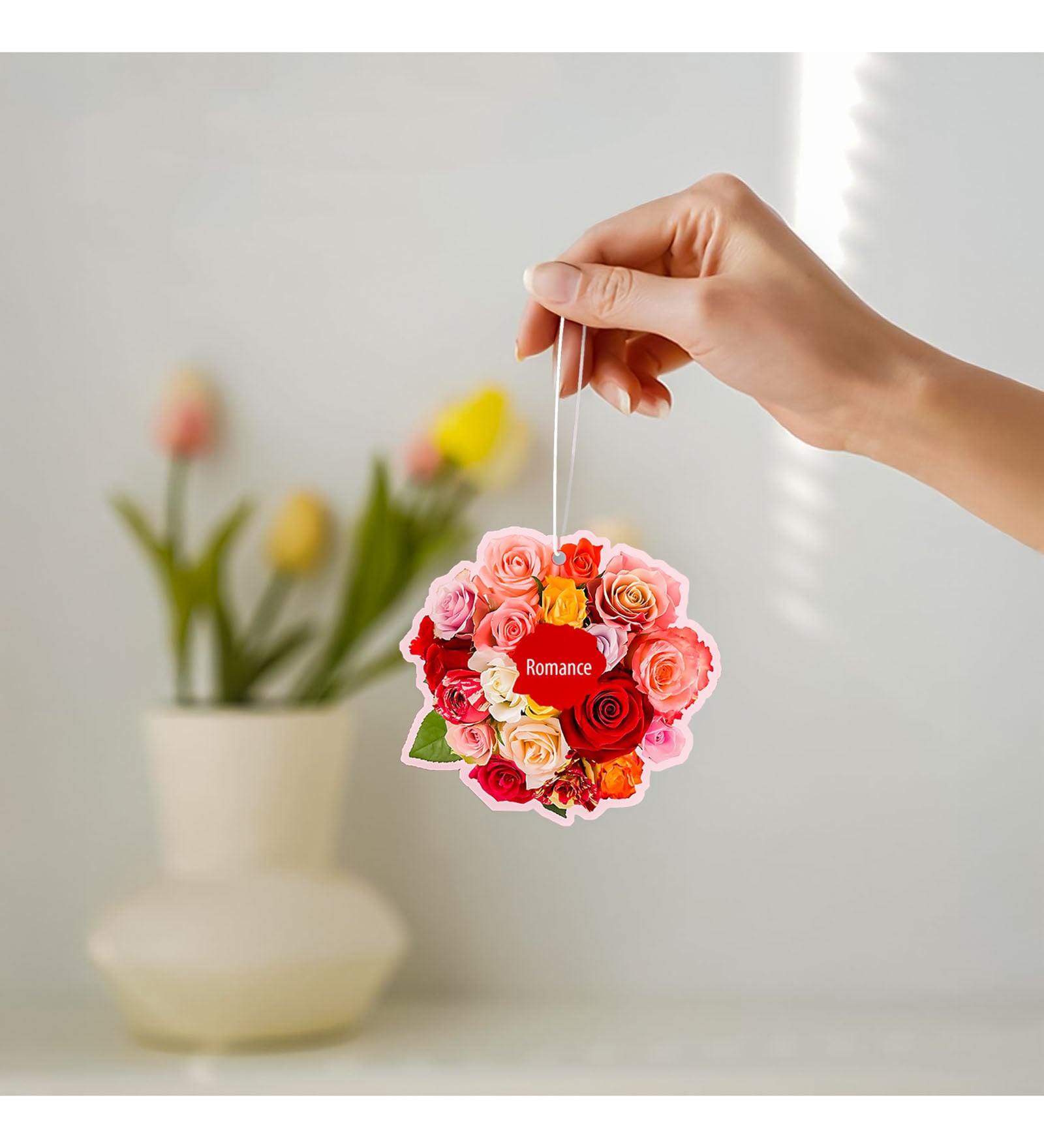 French Rose Scented Paper Hanging Sachet