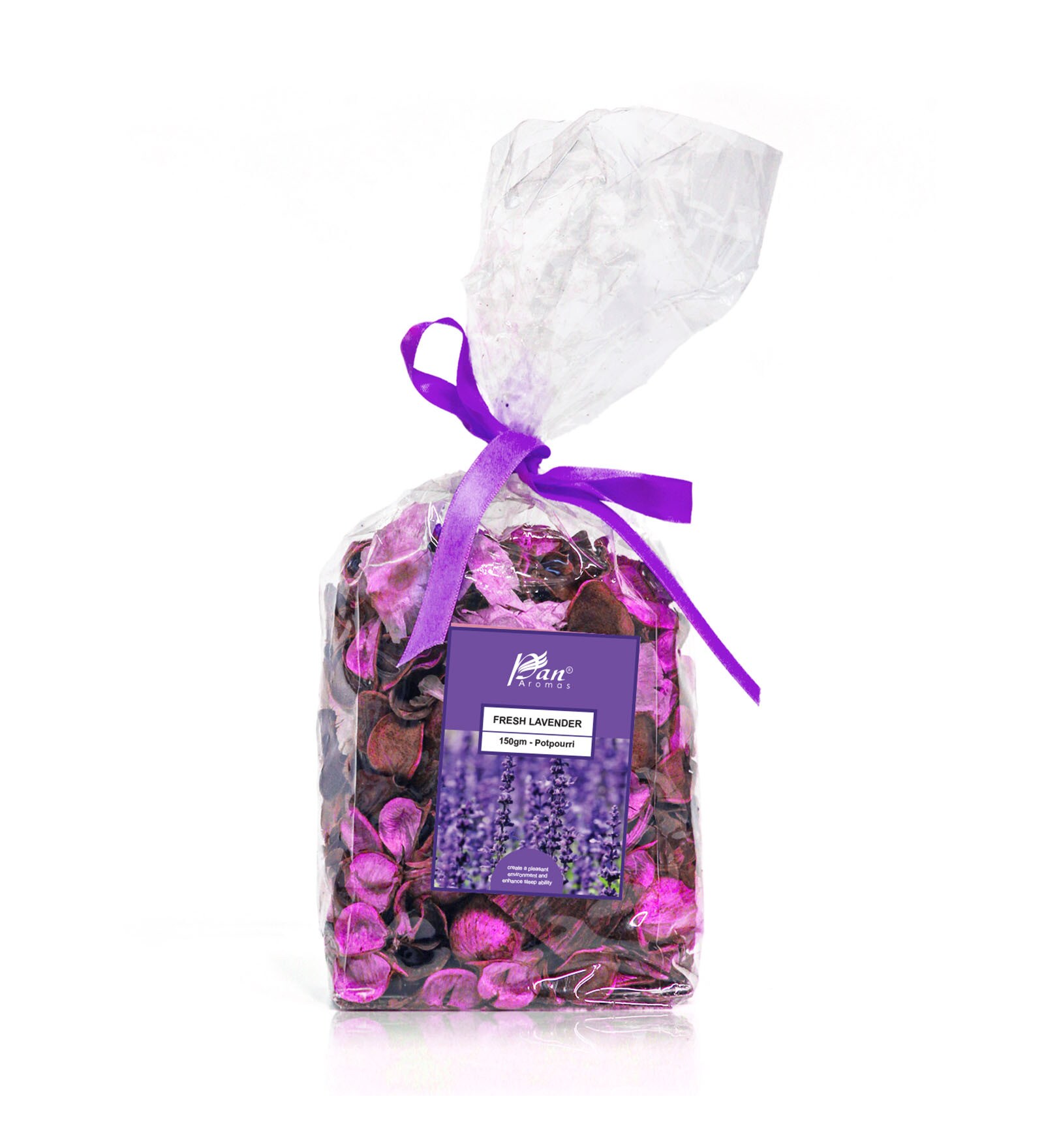 Fresh Lavender Dry Flowers Potpourri (Purple)