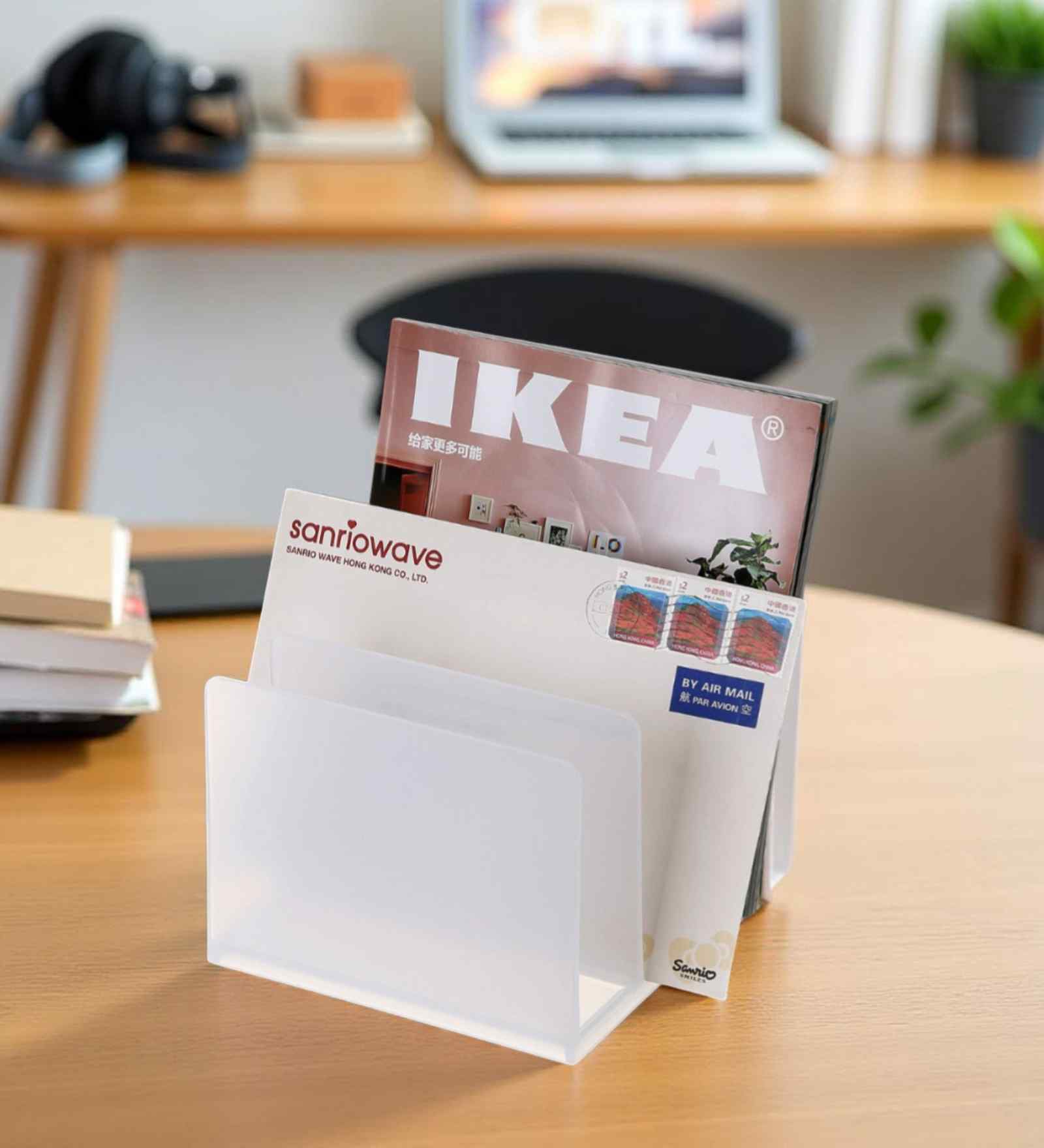 Frosted White Polypropylene File Storage