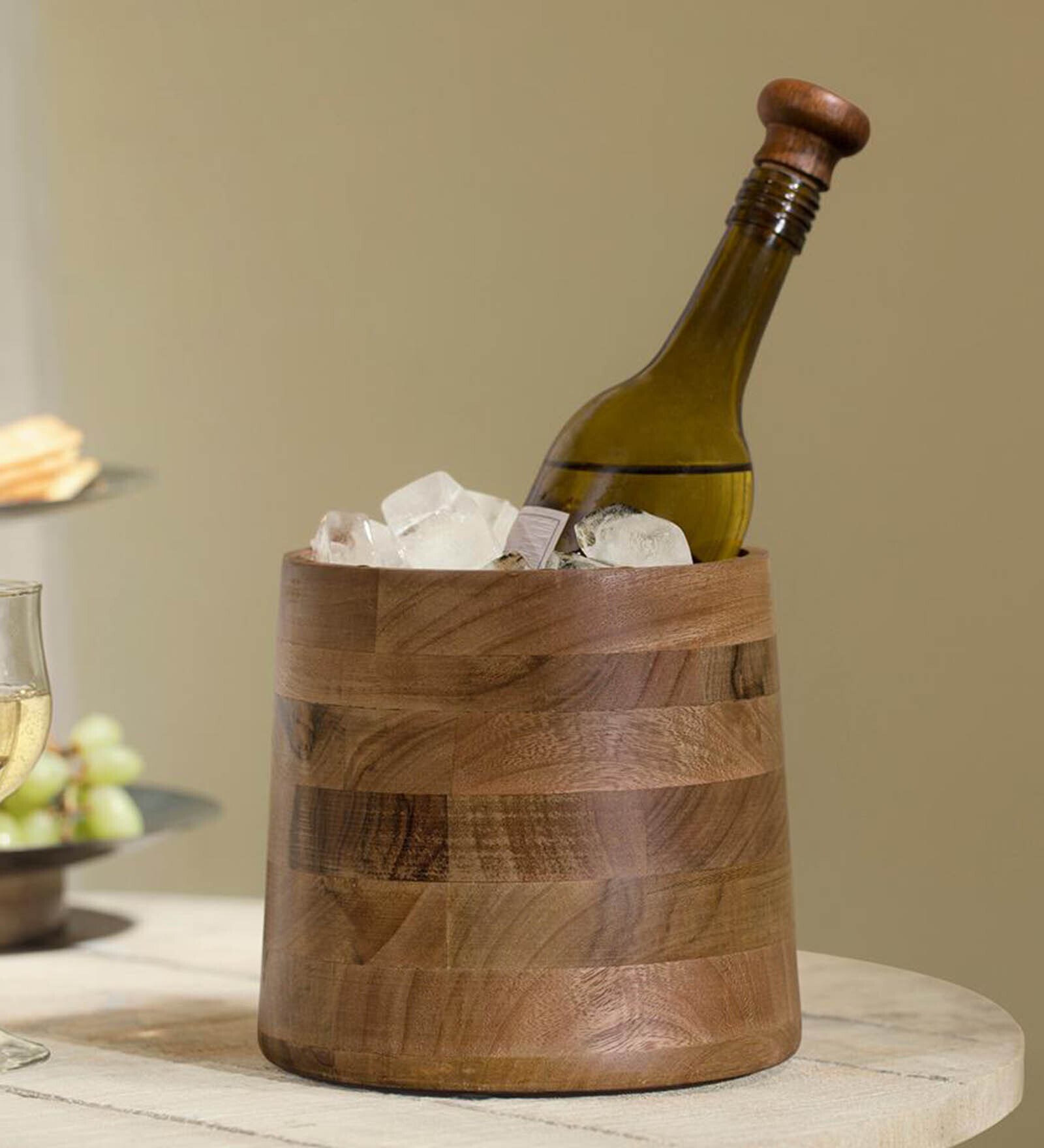 Fryst Brown MDF Wine Cooler