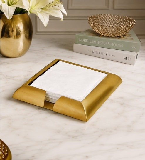 Gold Frame Tissue Box