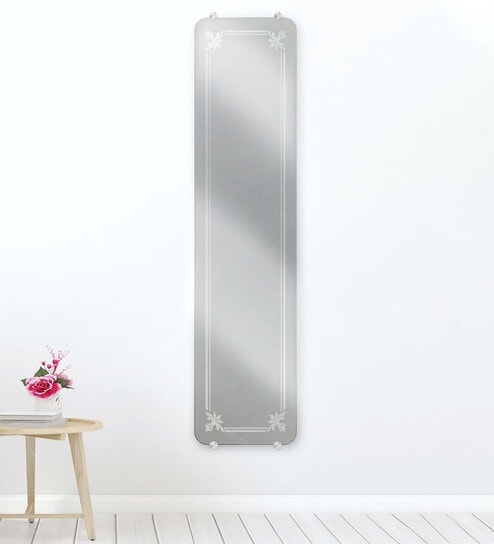 k k glass & aluminium Silver Glass Dramatic Full Length Mirror-picture-17