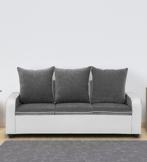 Frankfurt 3 Seater Sofa in Grey Colour