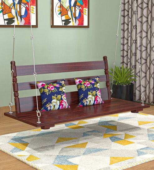 Freestyle XL Solid Wood Swings in Teak Finish